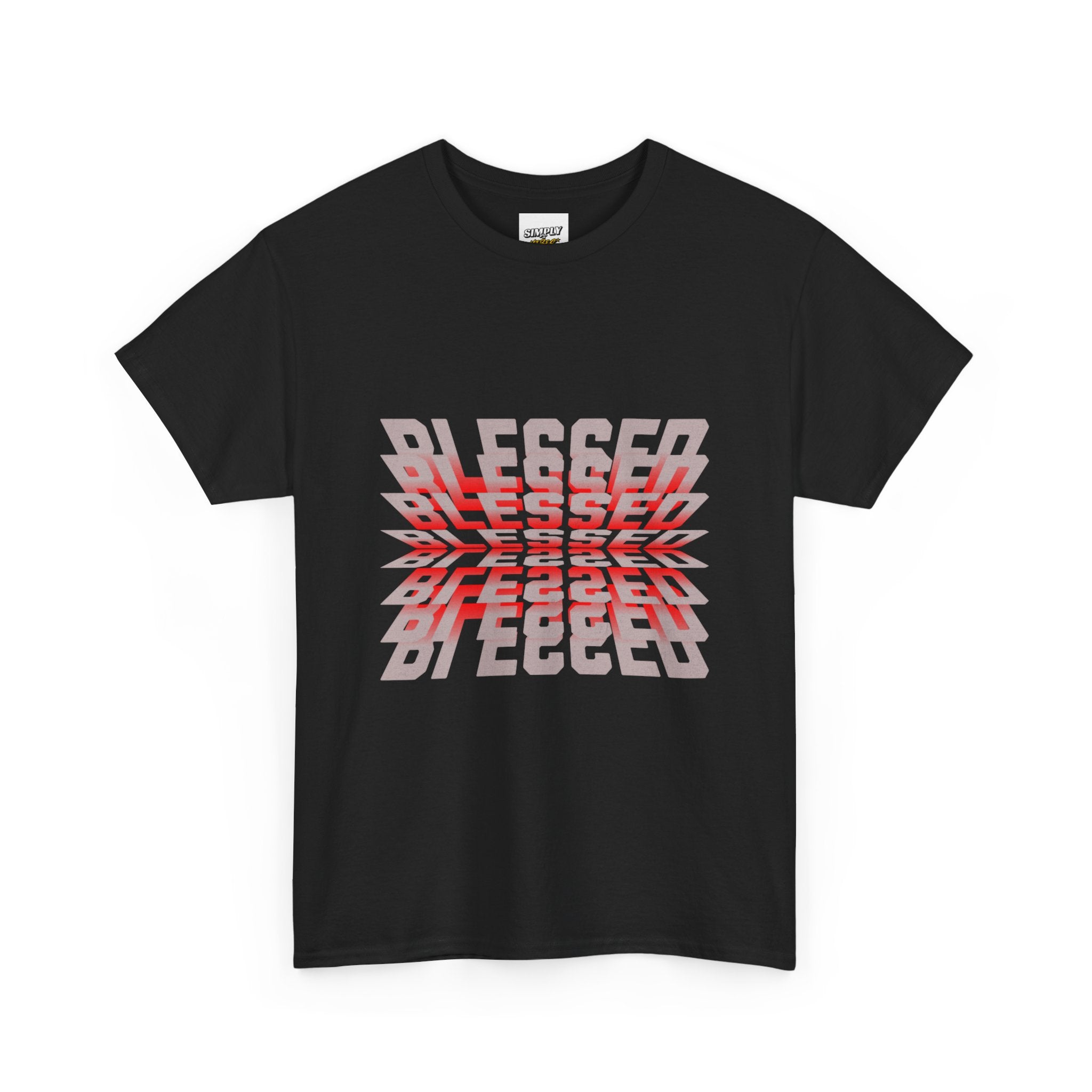 Blessed Unisex Heavy Cotton Tee - Positive Vibe T-Shirt