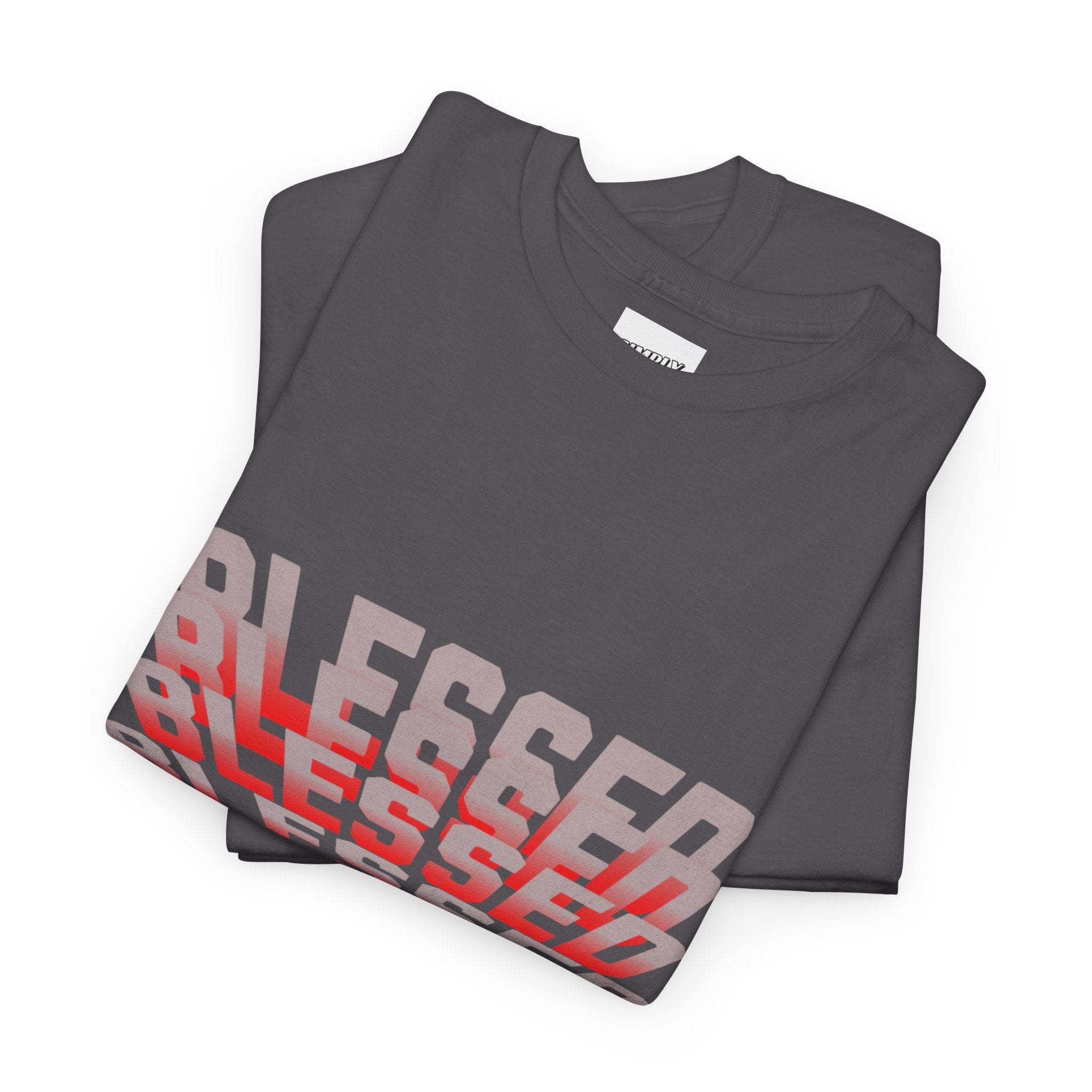 Blessed Unisex Heavy Cotton Tee - Positive Vibe T-Shirt
