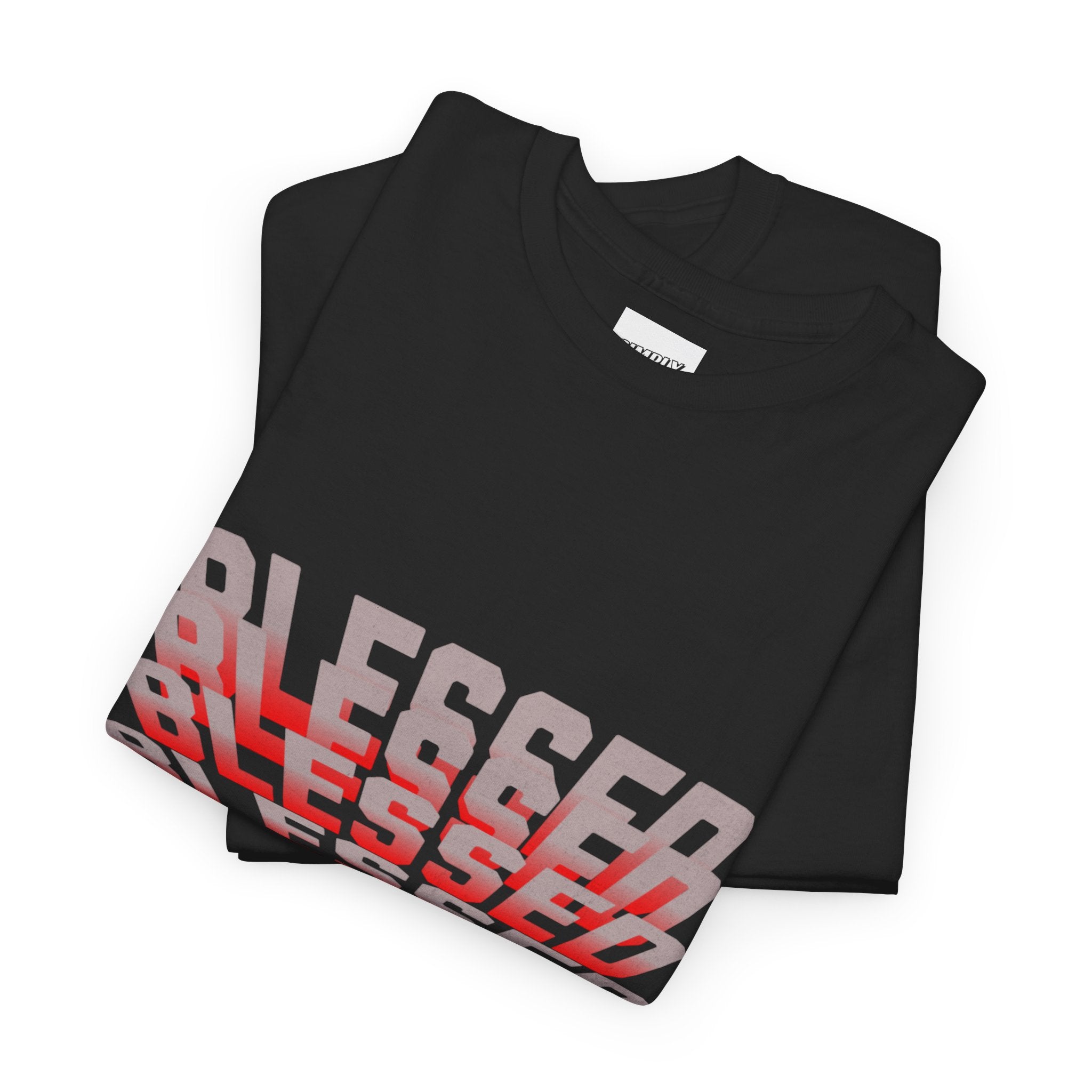 Blessed Unisex Heavy Cotton Tee - Positive Vibe T-Shirt