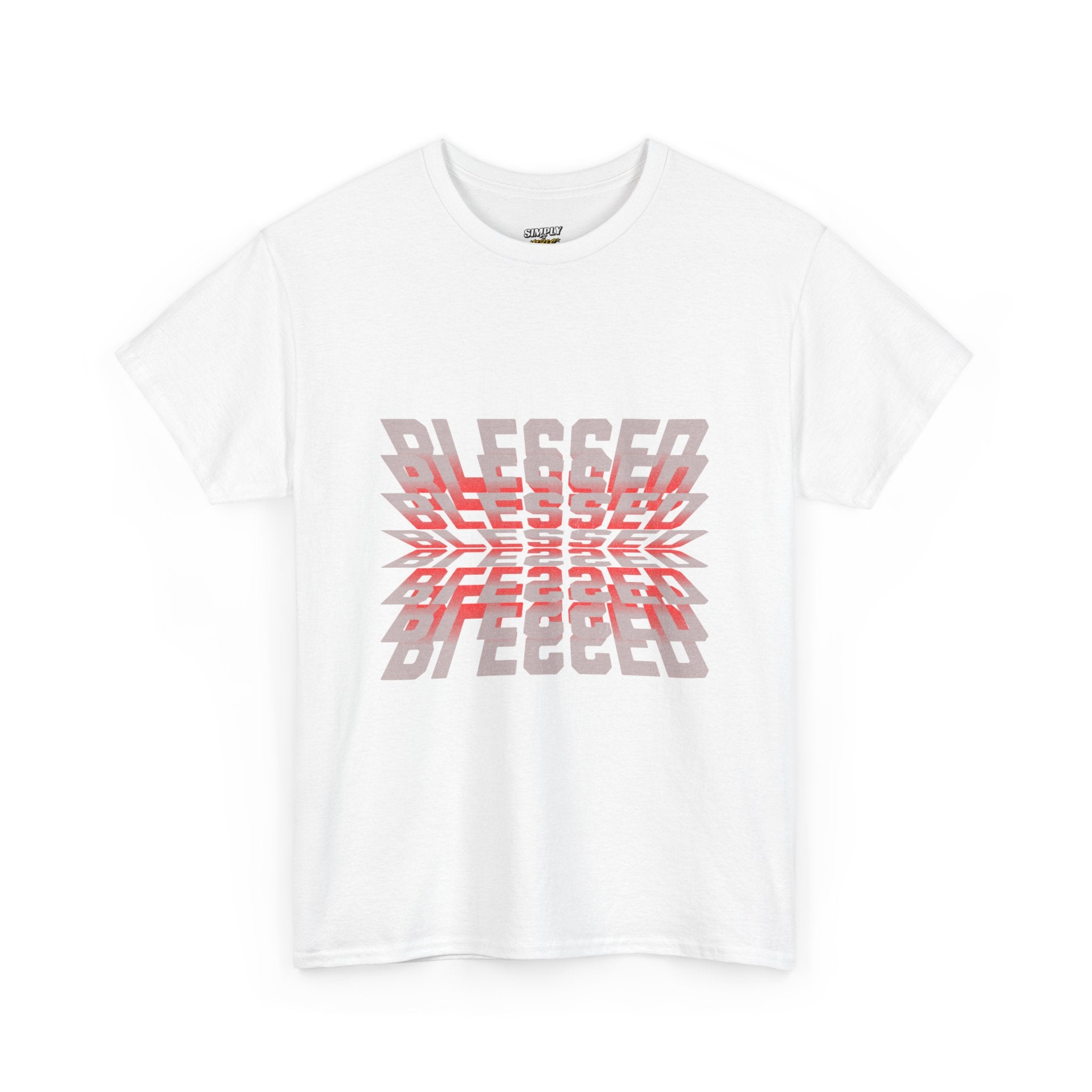 Blessed Unisex Heavy Cotton Tee - Positive Vibe T-Shirt