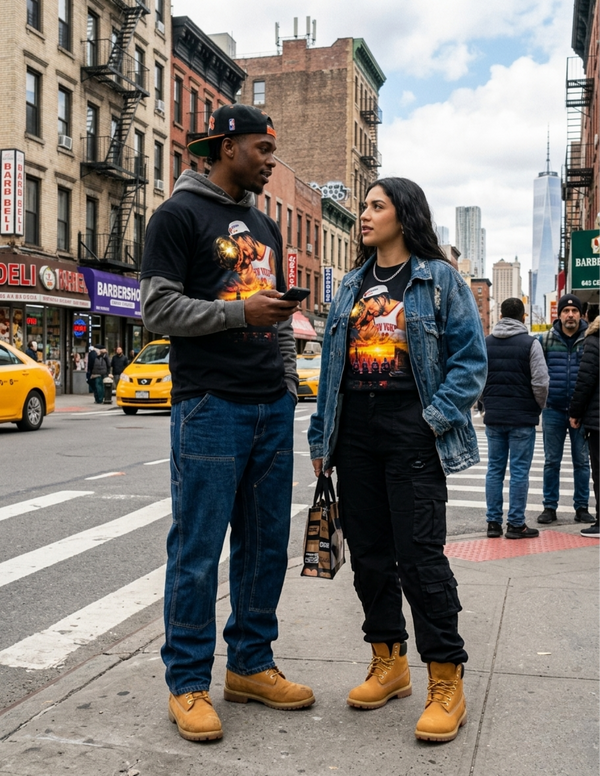 New York Championship Graphic Tee – NYC Streetwear Heavyweight T-Shirt