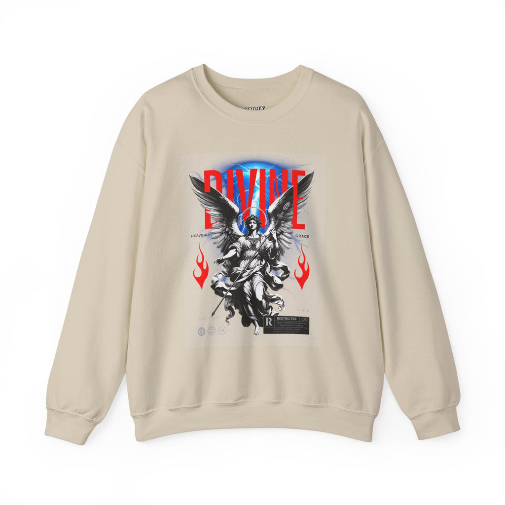 Divine Graphic Crewneck Sweatshirt - Unisex Heavy Blend