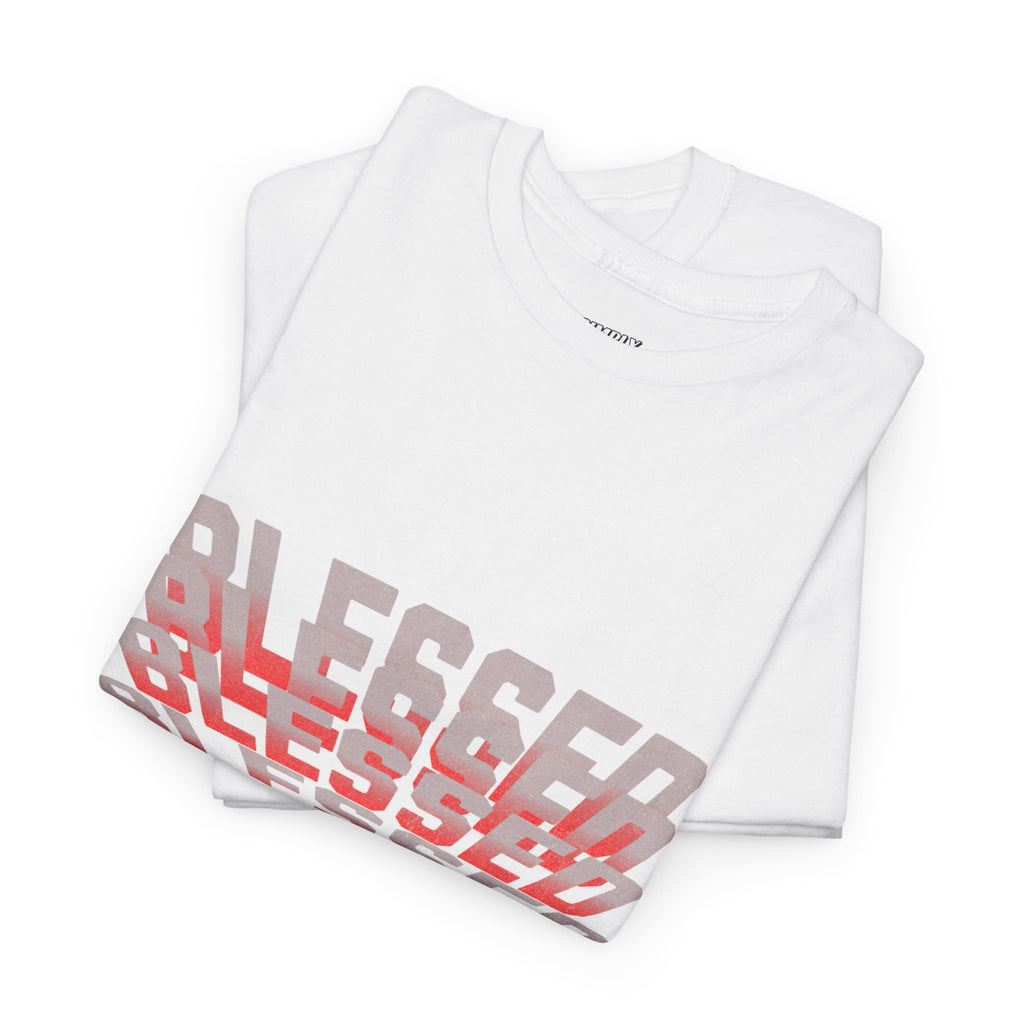 Blessed Unisex Heavy Cotton Tee - Positive Vibe T-Shirt