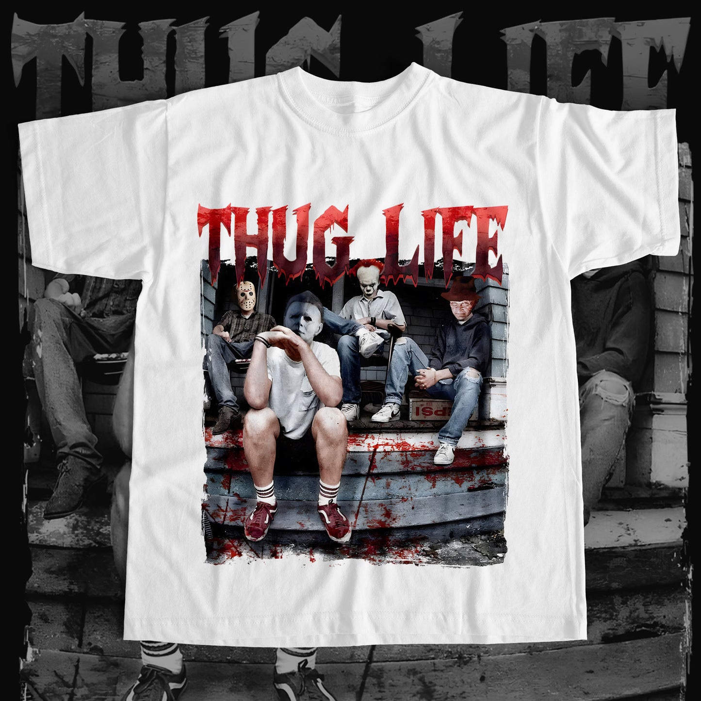 Horror Tee - Unisex Heavy Cotton-Halloween tee