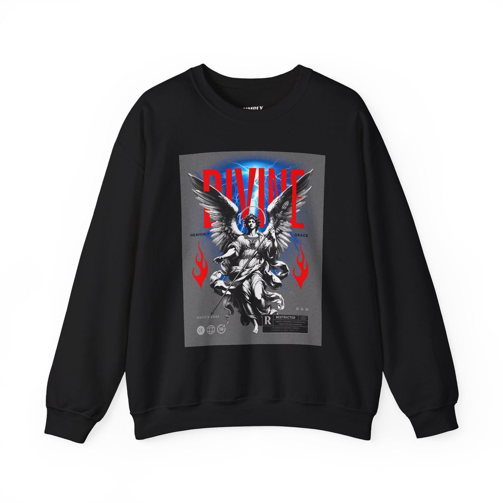 Divine Graphic Crewneck Sweatshirt - Unisex Heavy Blend