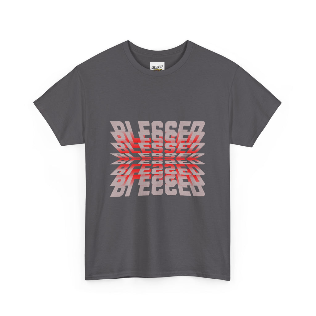 Blessed Unisex Heavy Cotton Tee - Positive Vibe T-Shirt