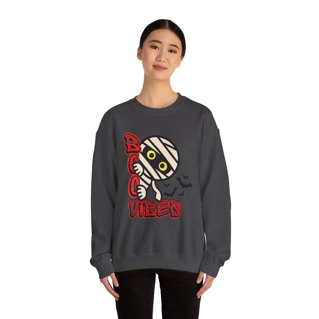 Boo Vibes Sweatshirt - Halloween Unisex Sweatshirt