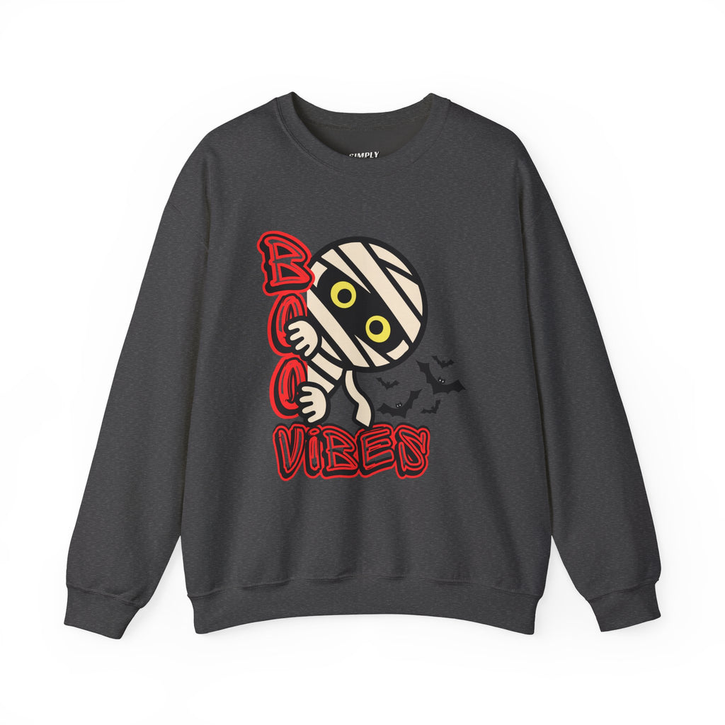 Boo Vibes Sweatshirt - Halloween Unisex Sweatshirt