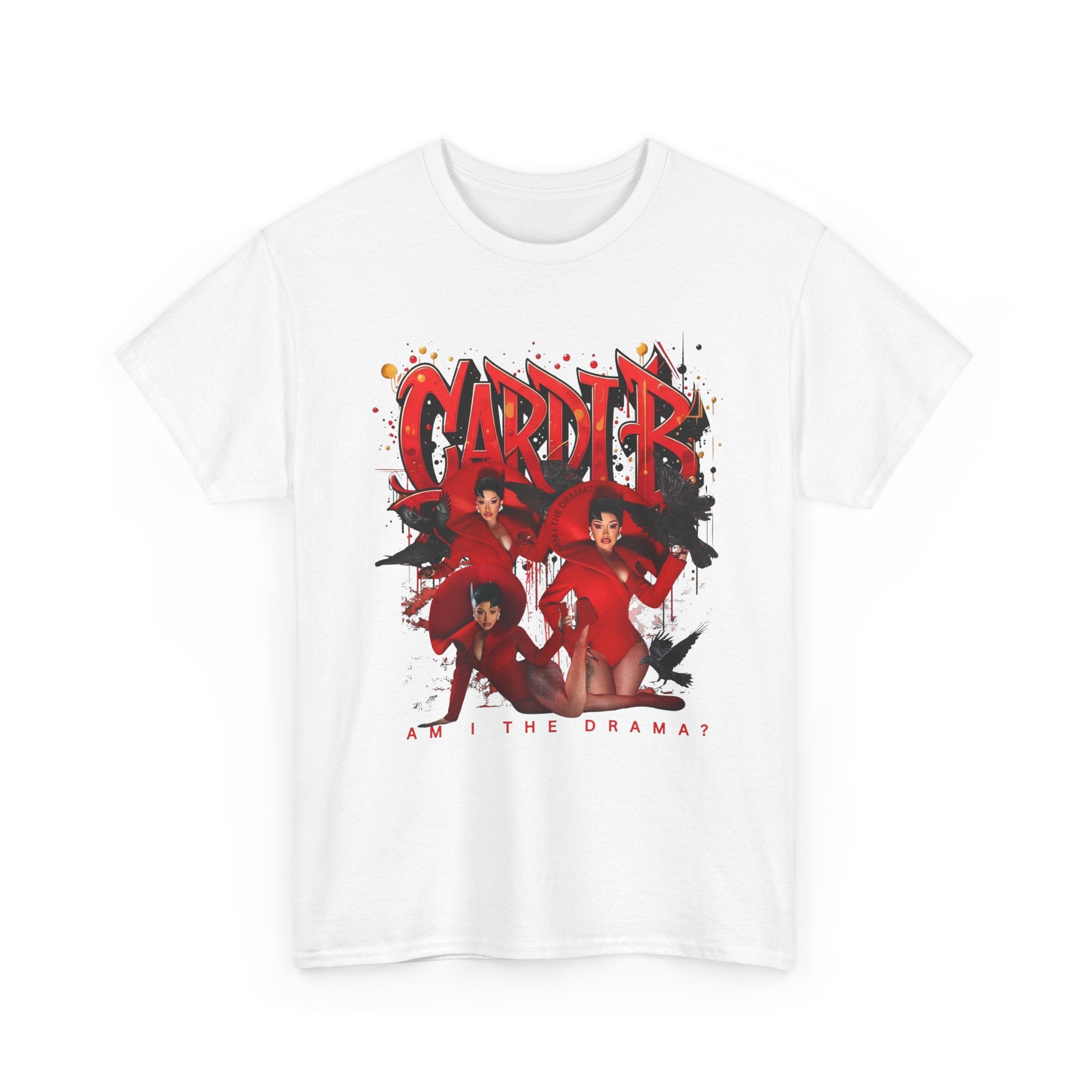 Cardi “Am I The Drama?” Graphic Tee – Gildan Unisex Streetwear T-Shirt