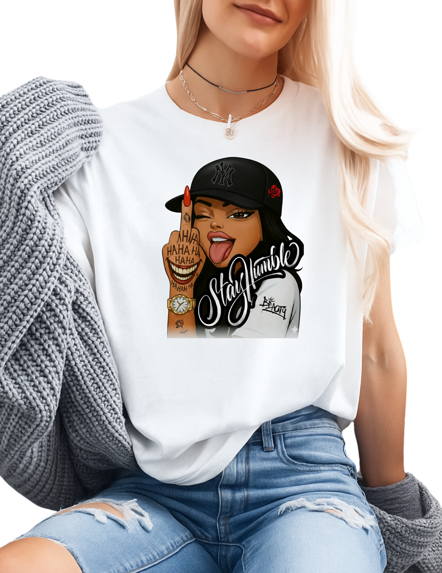 Stay Humble (But Don’t Test Me) Graphic Tee