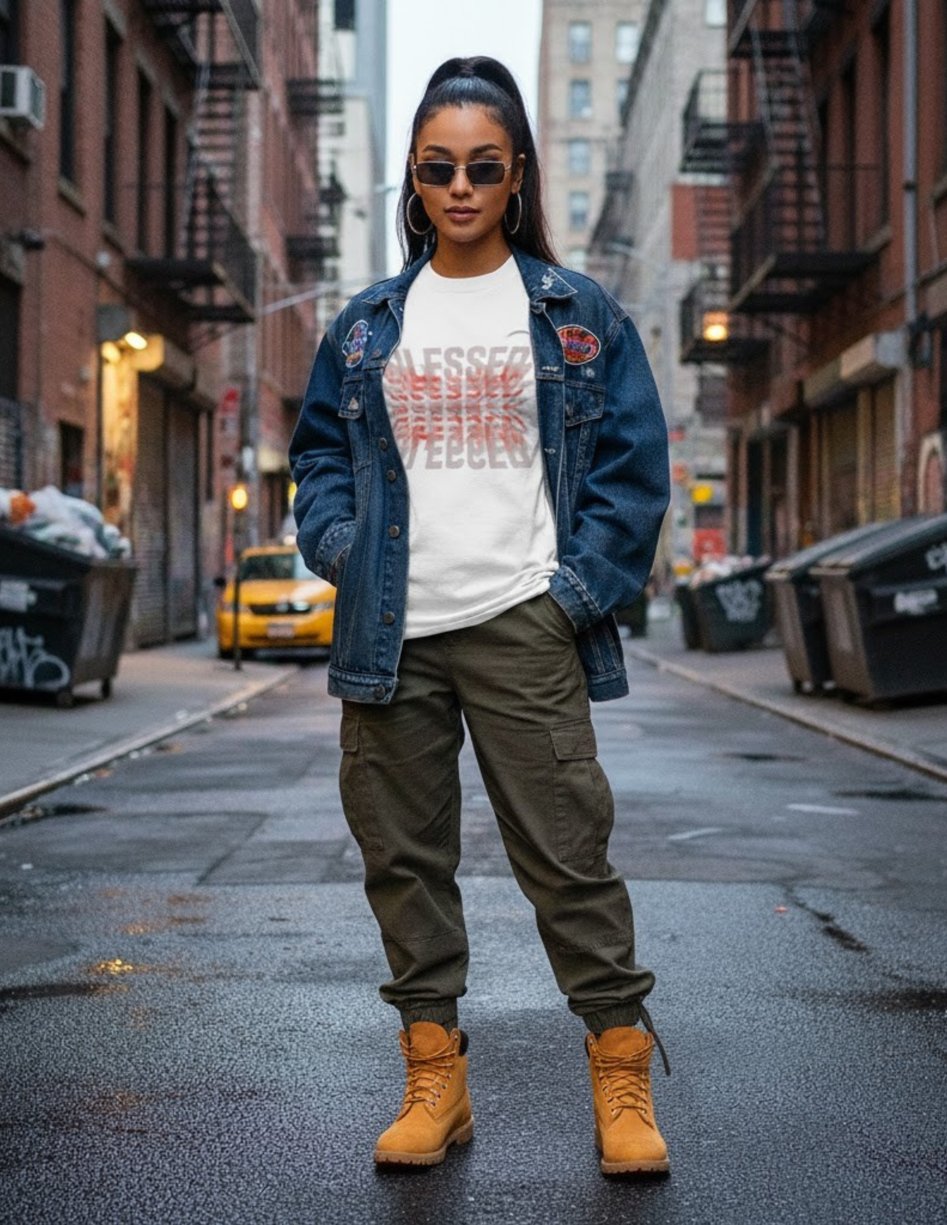 BLESSED Streetwear Graphic T-Shirt | Everyday Faith Meets Urban Style