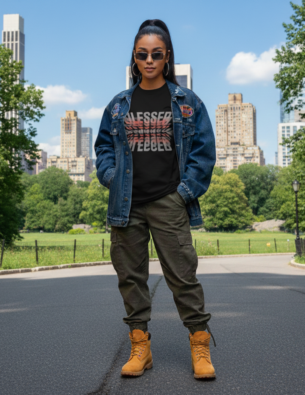 BLESSED Streetwear Graphic T-Shirt | Everyday Faith Meets Urban Style